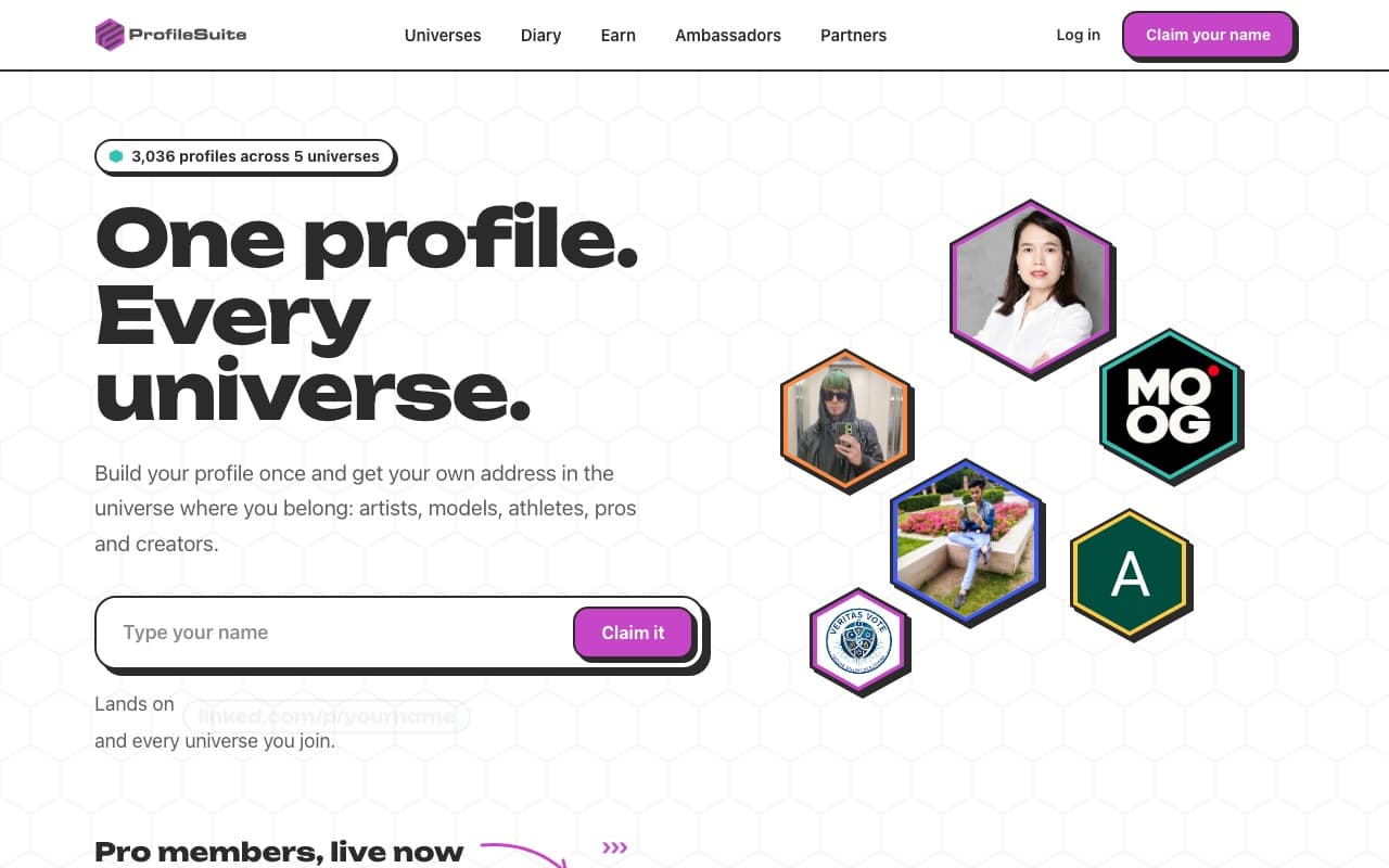ProfileSuite.com home page